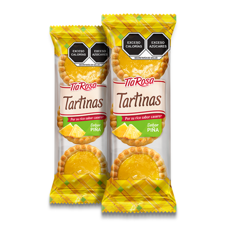 Mitoteland — Tía Rosa Tartinas — Soft, buttery cookies filled with fruity jam. Available in Pineapple. A sweet Mexican classic for any craving.