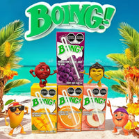 Mitoteland — Boing — sweet Mexican Mango, Grape, Orange or Peach juice. Fruity and classic refreshing.