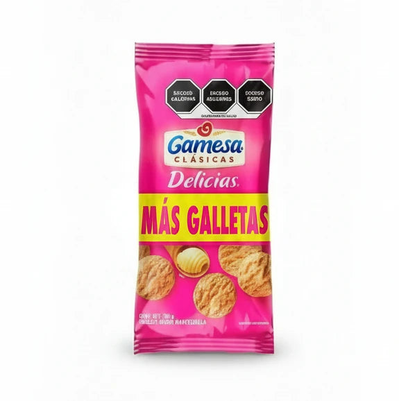 Mitoteland — Gamesa Delicias Cookies. Buttery, crisp, and comforting in every bite. Try them in Original, Chocolate, or Orange — the classic taste of México.