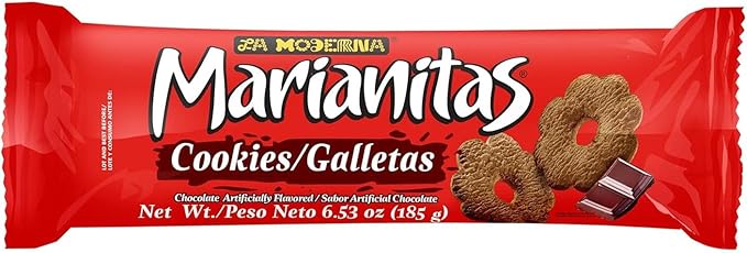 Mitoteland — Marianitas Chocolate Cookies La Moderna — Soft Mexican cookies that melt in your mouth. Perfect for a snack or dessert.