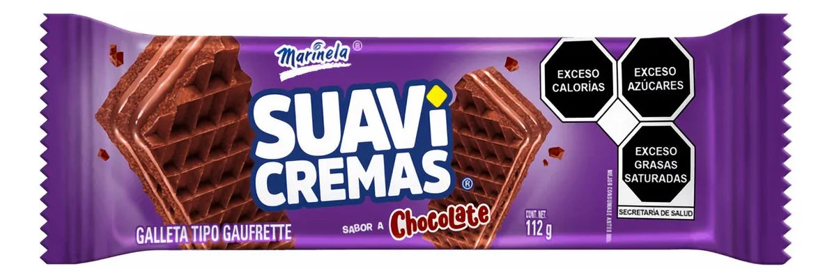 Mitoteland — Suavicremas Marinela Cookies — Classic Mexican gaufrette style cookies. Crisp sandwich cookies with chocolate filling.