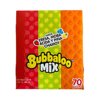 Mitoteland — Bubbaloo by Adams — Juicy, chewy, and filled with nostalgia. Try Strawberry, Sour Blueberry, or Chamoy Pineapple.