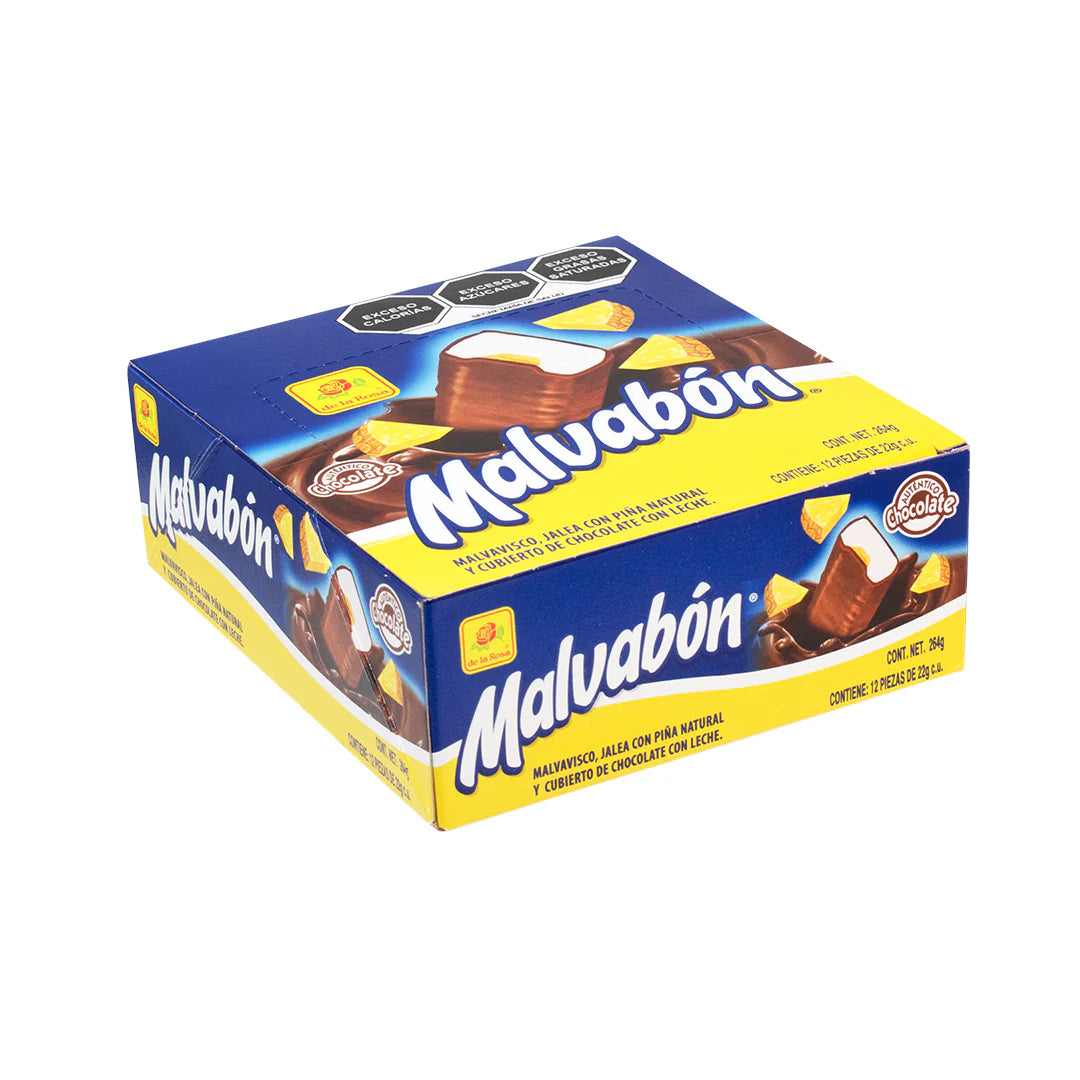 Mitoteland — De la Rosa Malvabón — Soft, fruity Mexican marshmallow treats in a convenient 12-pack. Choose from Strawberry, Blackberry, or Pineapple flavors.
