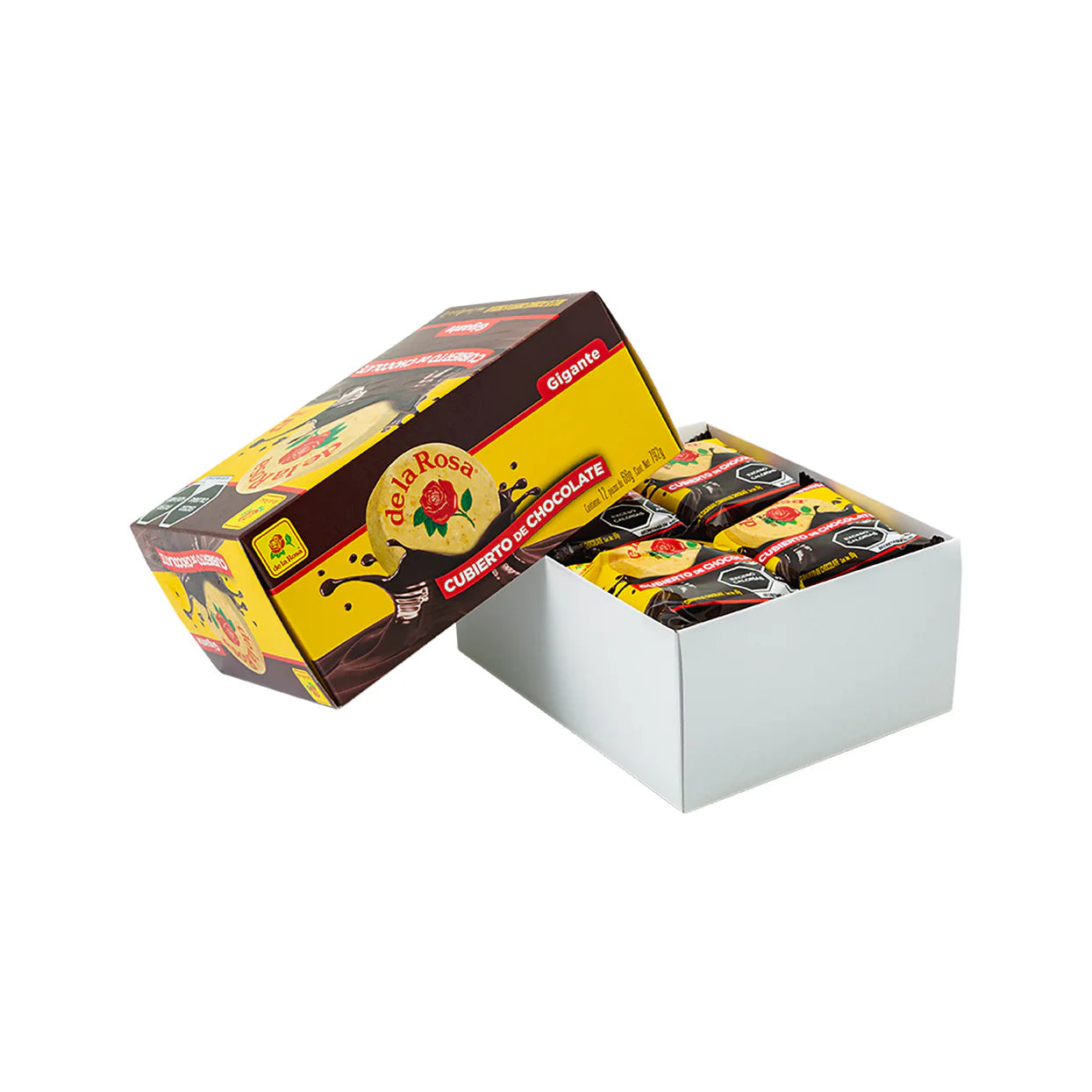 Mitoteland — Mazapán Gigante 12-Pack Box — De la Rosa’s classic peanut candy covered in rich chocolate. Big, creamy, and full of authentic Mexican flavor.