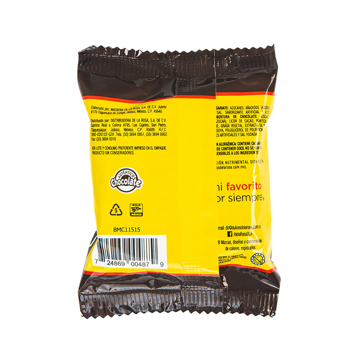 Mitoteland — Mazapán Gigante — The iconic De la Rosa peanut candy covered in delicious chocolate. Creamy, crumbly, and unmistakably Mexican.