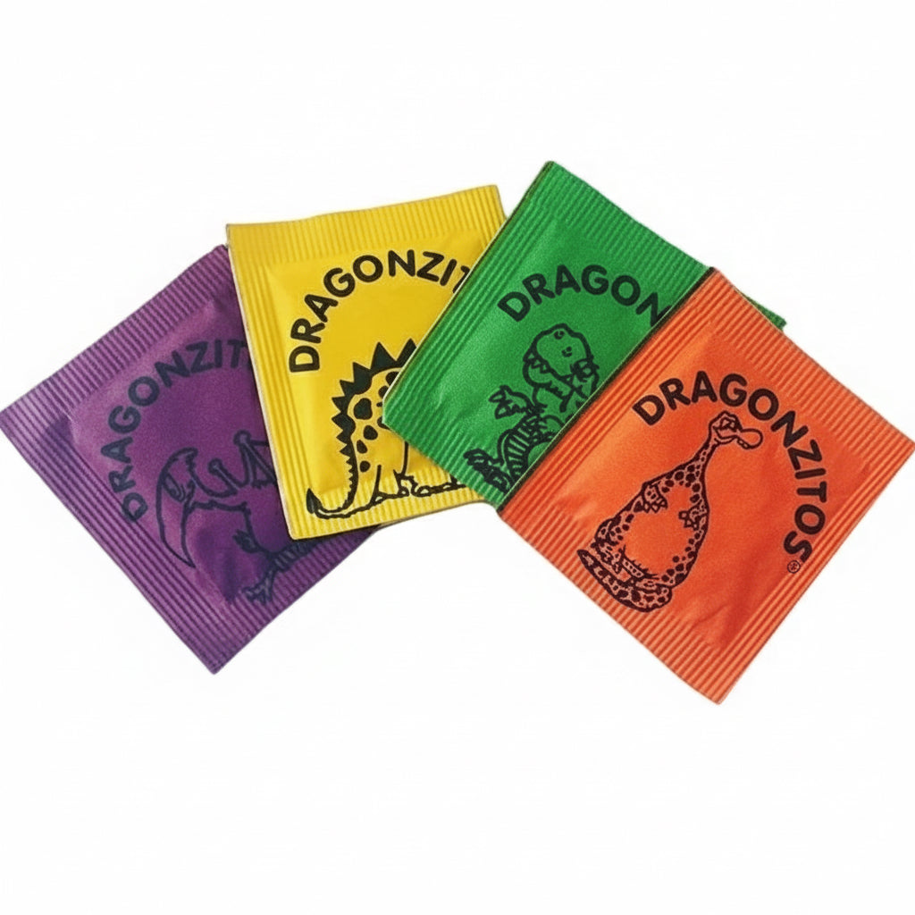 Mitoteland — Dragonzitos by Ber-Ber! Dulce con soya y chile in a 100-pack (300g). A spicy-sweet Mexican favourite!