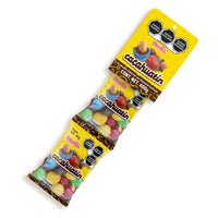 Mitoteland — Montes Cacahuatin 10-Pack — Crunchy, sweet, and nutty Mexican candied chocolate-coated peanuts.