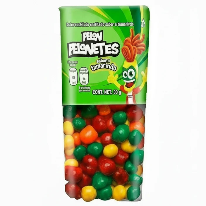 Mitoteland — Pelonetes Tamarindo Bites — Sweet, tangy, and bite-sized Mexican tamarindo candy.