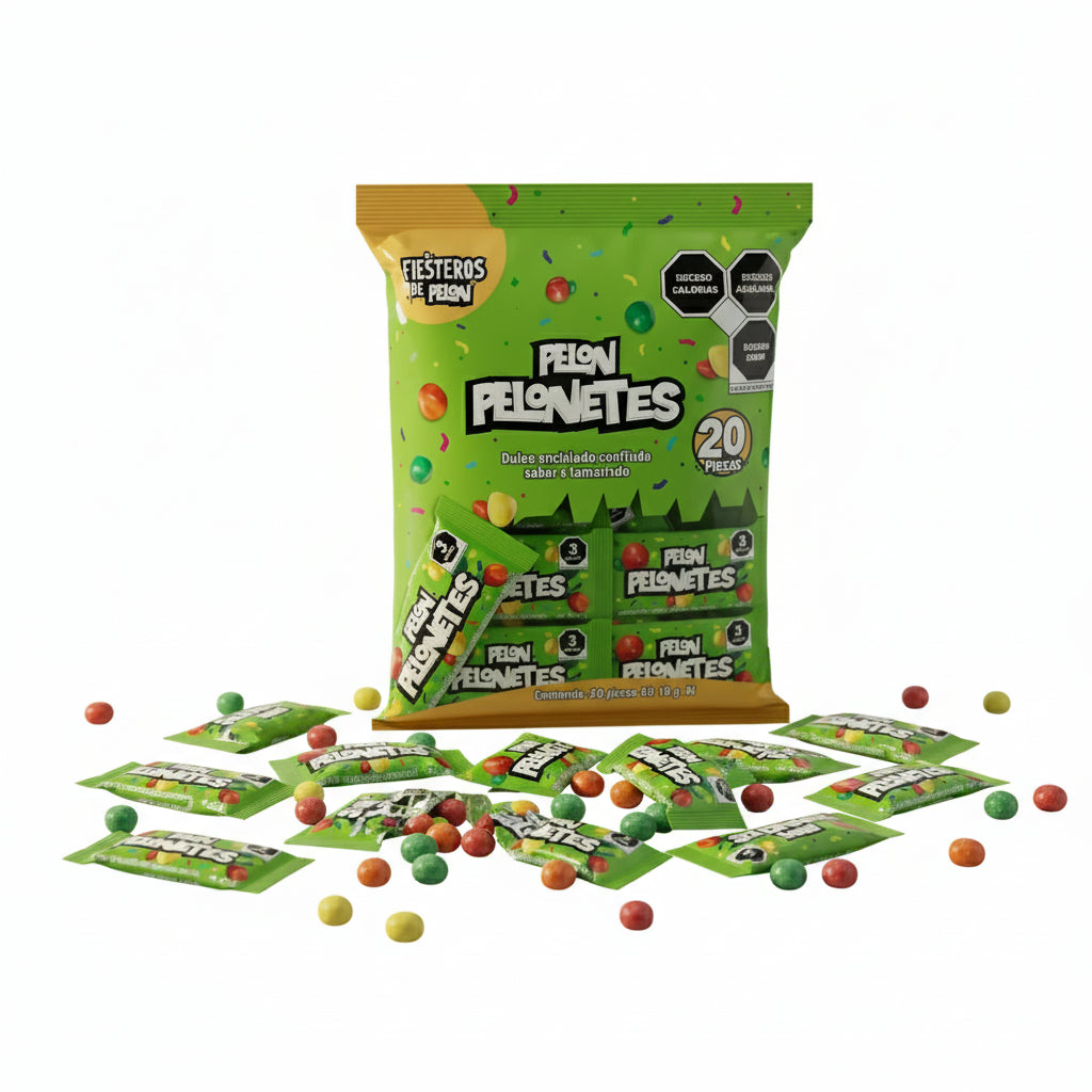 Mitoteland — Pelonetes Tamarindo Bites — Sweet, tangy, and bite-sized Mexican tamarindo candy.