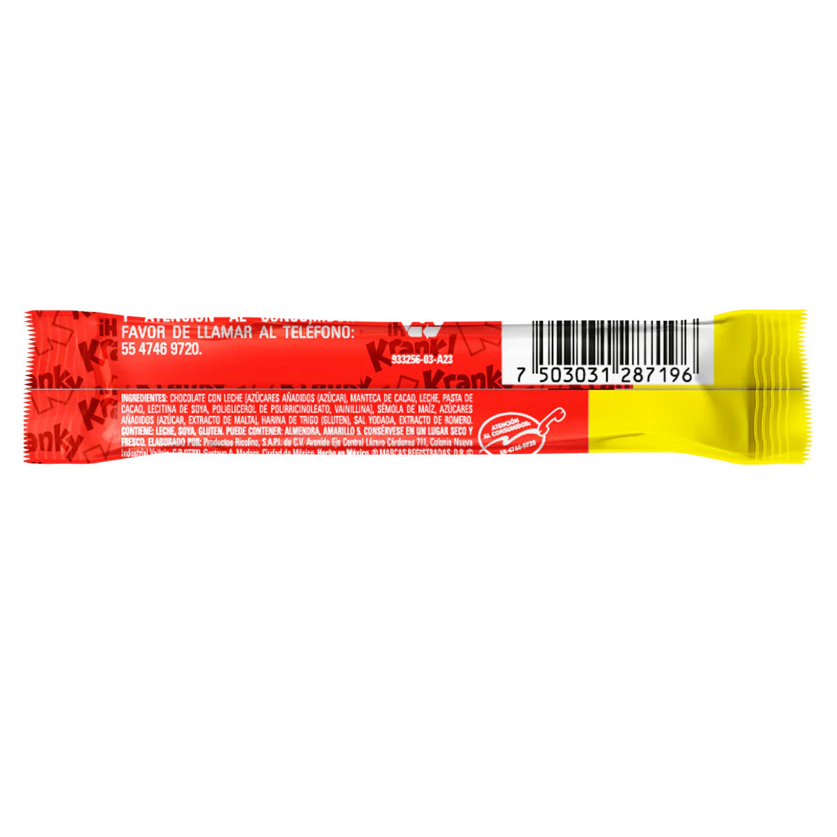 Mitoteland — Ricolino Kranky Chocolate Bars — Crunchy corn flakes covered in creamy milk chocolate. A classic Mexican treat in a convenient 10-pack box.