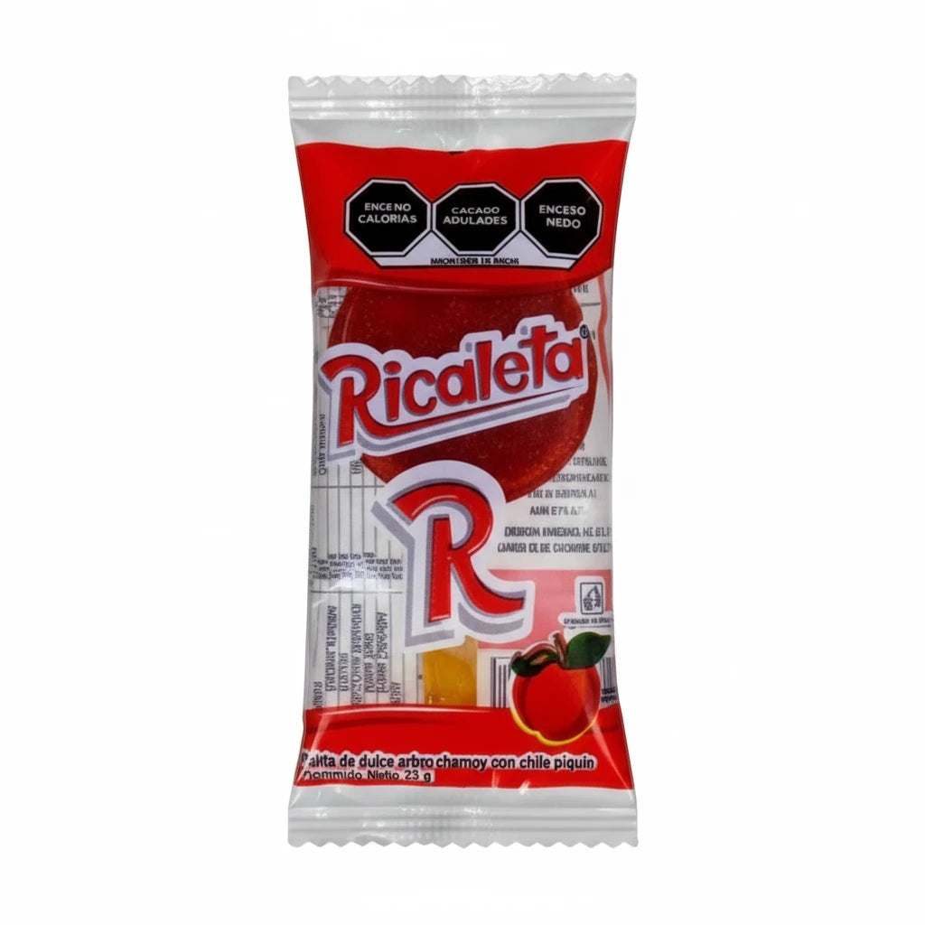 Mitoteland — Ricaleta Paleta Lollipop — Mexican lollipop in Chamoy flavour.