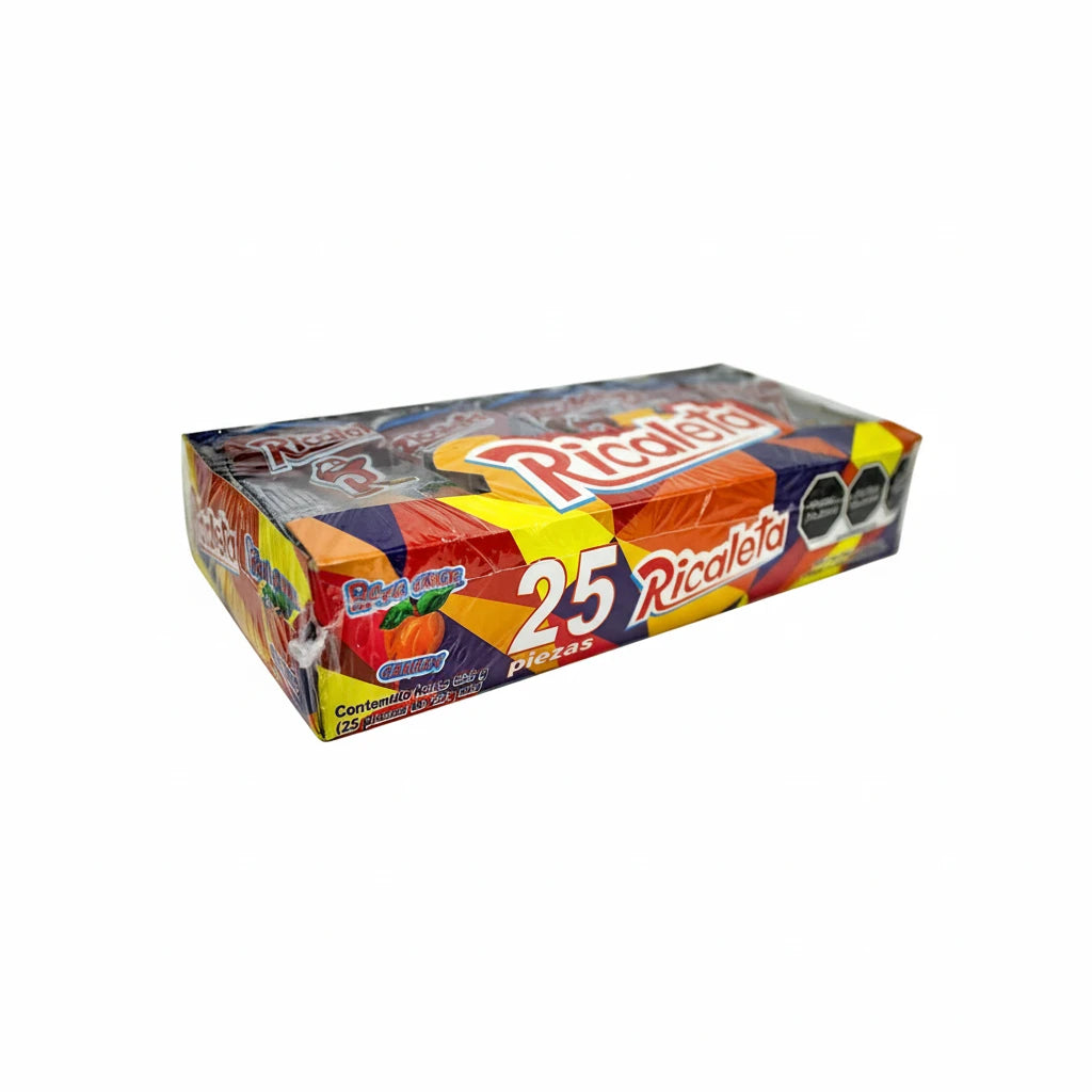 Mitoteland — Ricaleta Paleta Lollipop Box — Mexican lollipop in Chamoy flavour.