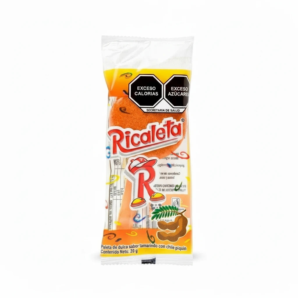Mitoteland — Ricaleta Paleta Lollipop — Mexican lollipop in Tamarindo flavour.