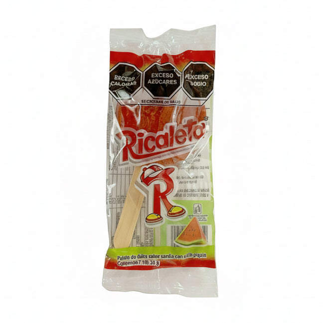 Mitoteland — Ricaleta Paleta Lollipop — Mexican lollipop in Watermelon flavour.