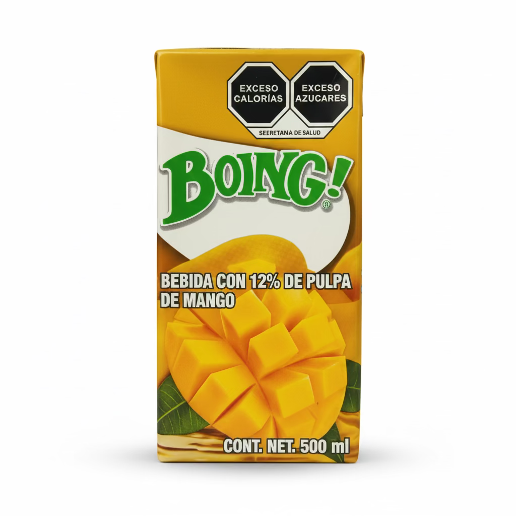Mitoteland — Boing — sweet Mexican Mango juice. Fruity and classic refreshing.